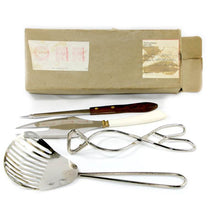 Load image into Gallery viewer, Vintage 1960s Good Housekeeping 4pc cooking utensil set in original box
