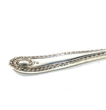 Load image into Gallery viewer, Vintage ornate unusual EPNS silver plated sardine fork with sealed tines
