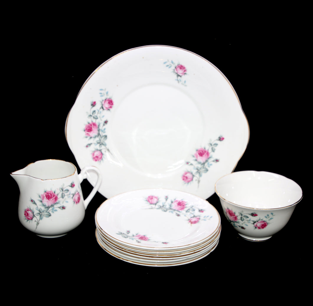 Vintage ROYAL GRAFTON England bone china afternoon tea set plates bowl jug