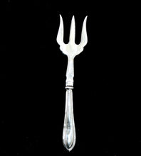 Load image into Gallery viewer, Vintage three prong silver plated EPNS charcuterie meat buffet fork
