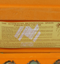 Load image into Gallery viewer, Vintage Australian Bicentennial Spoon Collection 1788-1988 in original box
