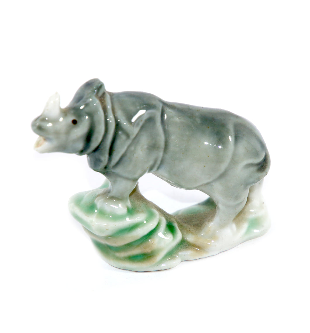 Vintage WADE England Whimsies first series 1955 rhino figurine