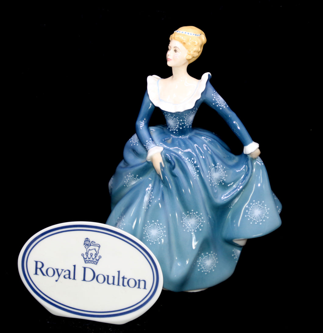 Vintage ROYAL DOULTON England FRAGRANCE 1965 blue dress HN 2334 lady figurine