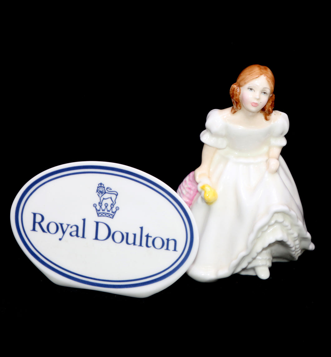 Vintage ROYAL DOULTON England LYNSEY P Parsons 1984 HN 3043 lady figurine