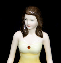 Load image into Gallery viewer, Vintage ROYAL DOULTON Gemstones Collection TOPAZ 2006 HN 4980 lady figurine
