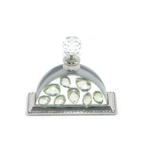 Load image into Gallery viewer, Vintage art deco style crystal &amp; glass perfume bottle
