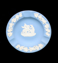 Load image into Gallery viewer, Vintage Wedgwood England blue jasper ware ashtray with Pegasus
