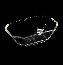 Load image into Gallery viewer, Antique group of three crystal bowls with unusual edging
